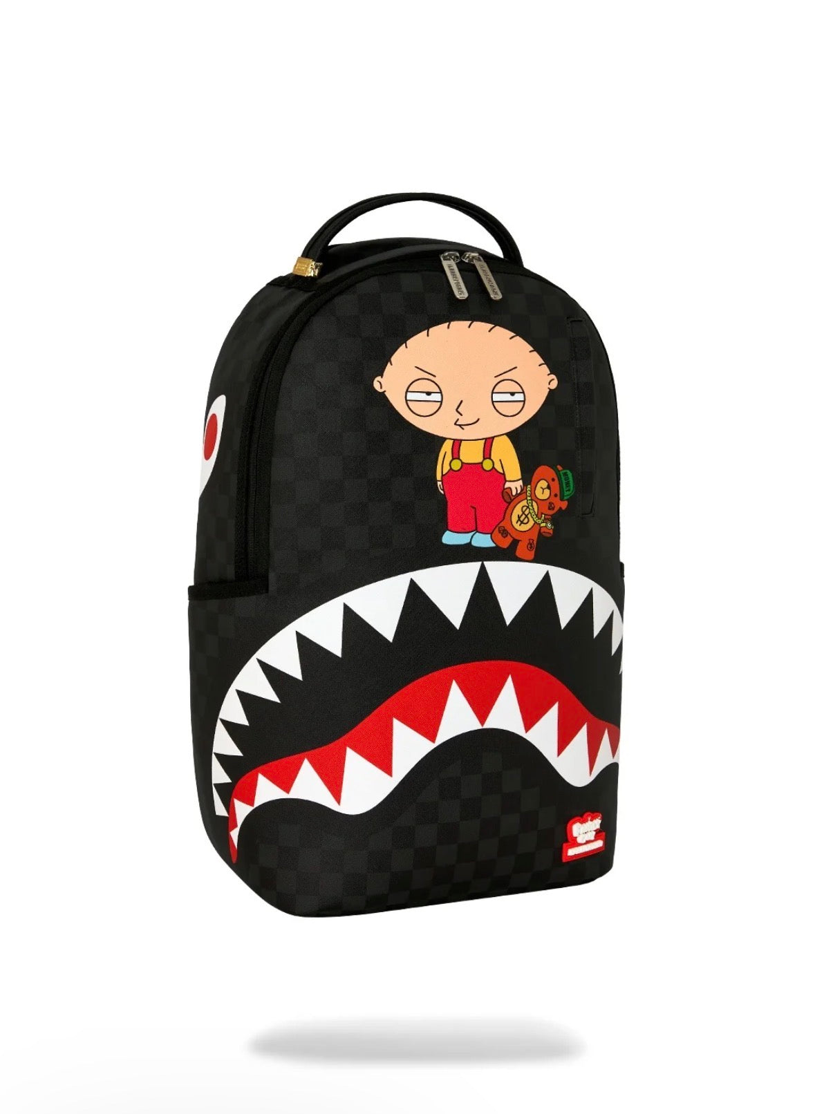 SPRAYGROUND
 FAMILY GUY STEWIE HOLDING BEAR KEYCHAIN BACKPACK