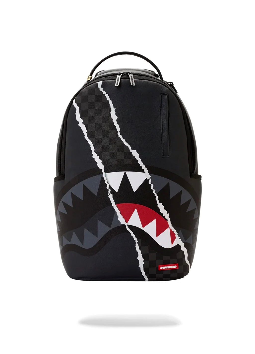 SPRAYGROUND CENTER RIP REVEALING GRAY CHECK BACKPACK