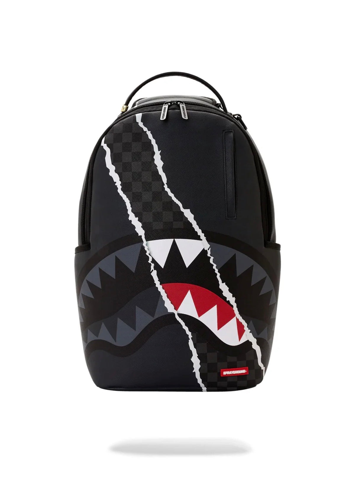SPRAYGROUND CENTER RIP REVEALING GRAY CHECK BACKPACK