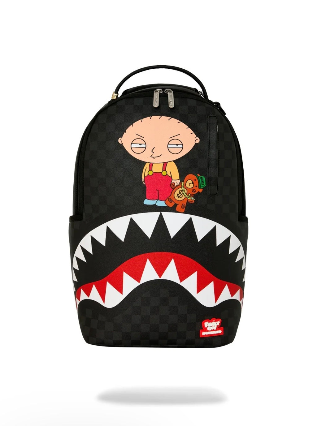SPRAYGROUND
 FAMILY GUY STEWIE HOLDING BEAR KEYCHAIN BACKPACK