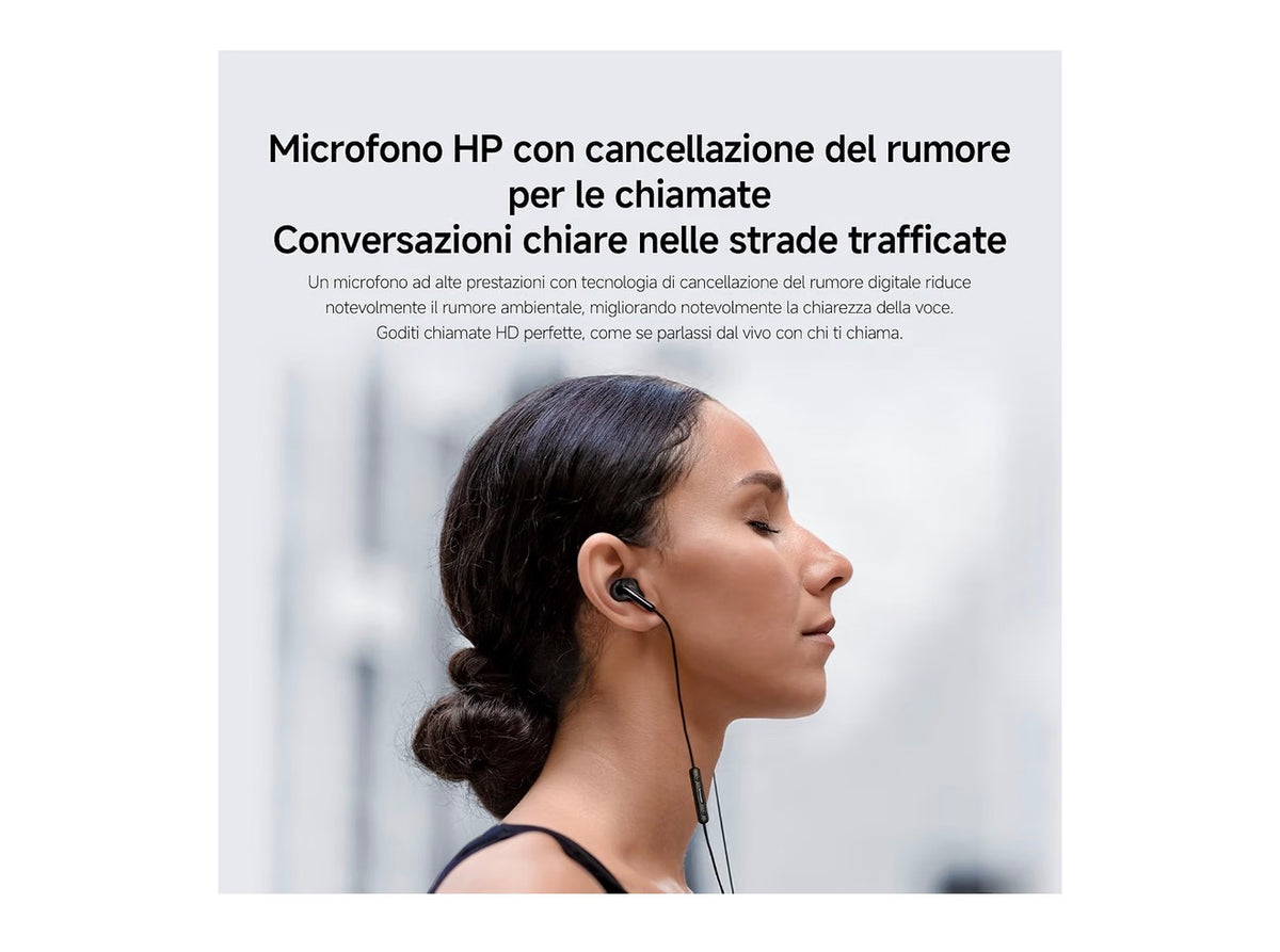 XIAOMI Auricolari Type-C, Cuffie, suono di alta qualità con driver da 12.4mm, microfono HD, sensazione comoda con design ergonomico, controllo a tre bottoni sul cavo, IP54, Blanco