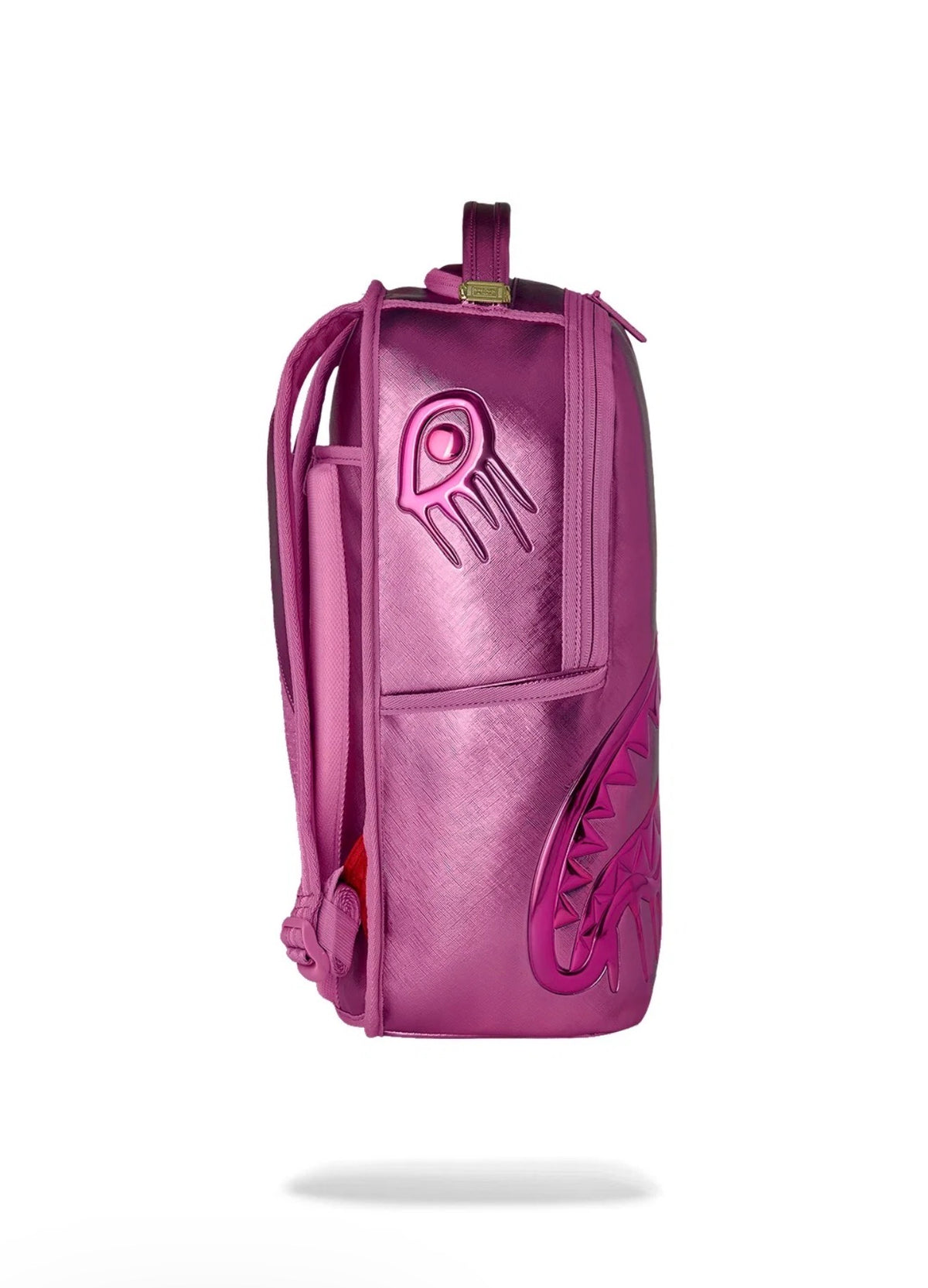 SPRAYGROUND METALLIC PINK METALLIC DRIP BACKPACK