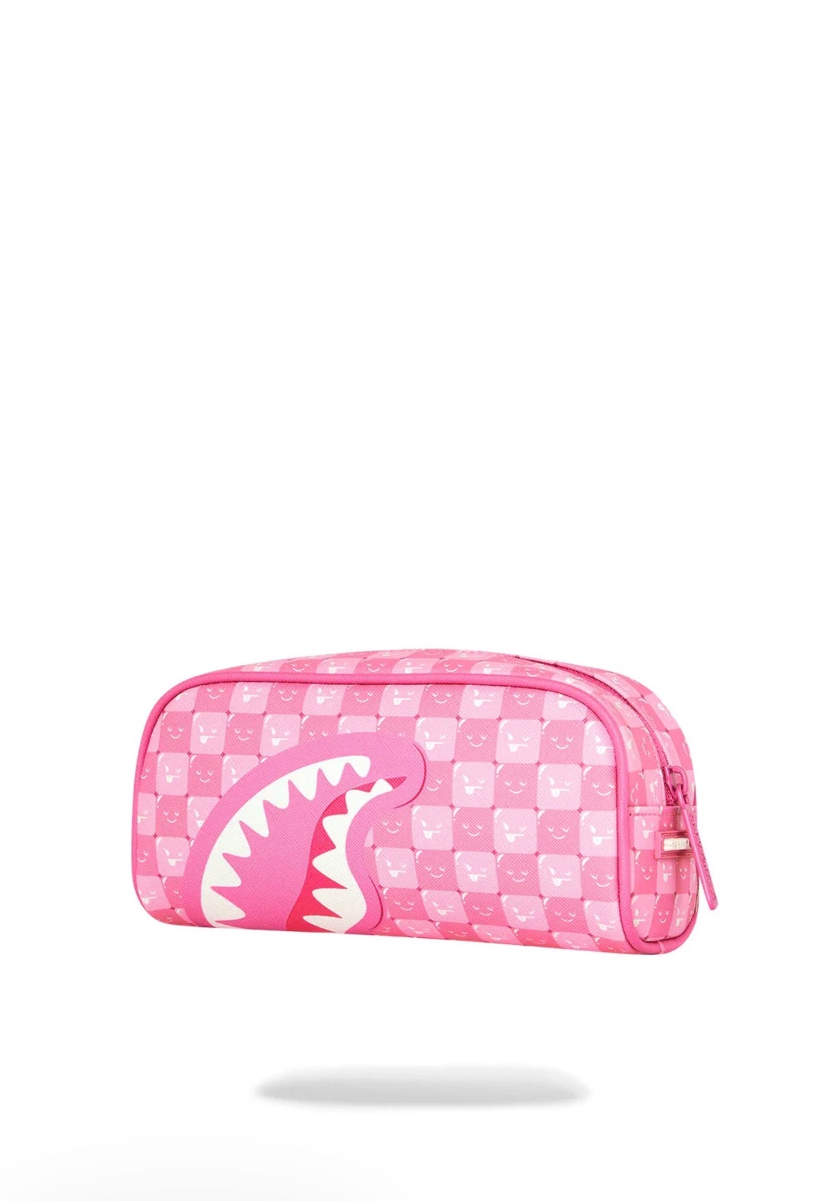 SPRAYGROUND PINK NEW CHECK FACES POUCH
