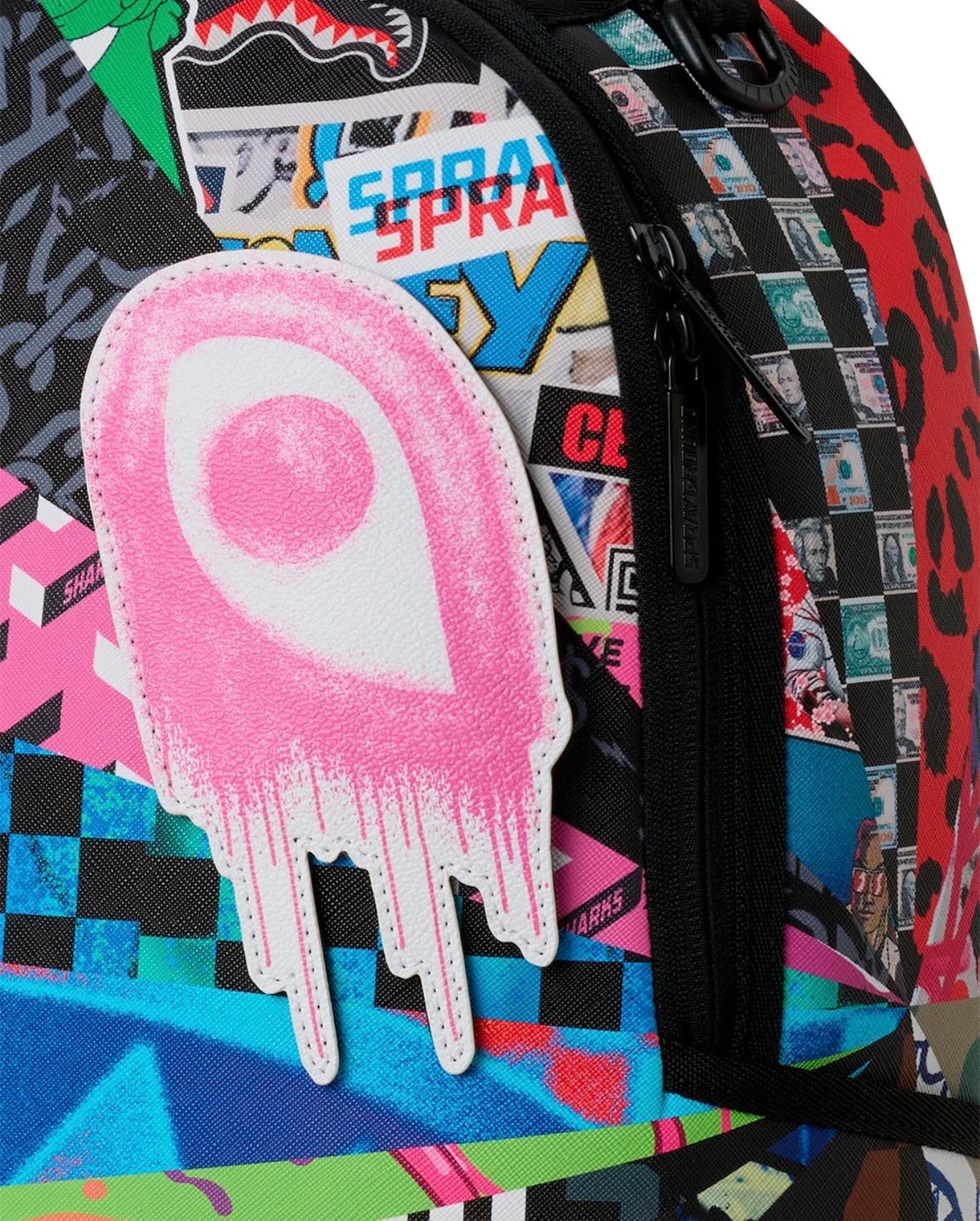 SPRAYGROUND REMOVABLE EYES SUNBURST BACKPACK