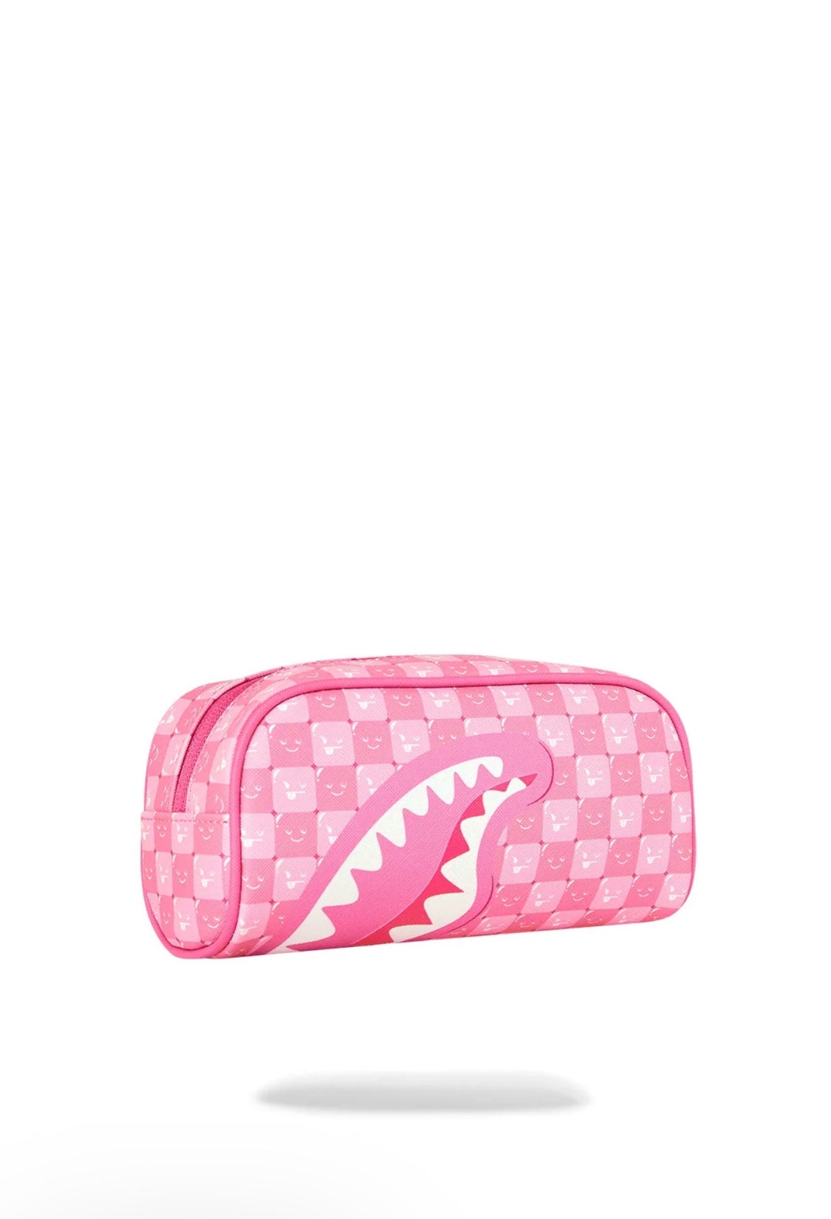 SPRAYGROUND PINK NEW CHECK FACES POUCH