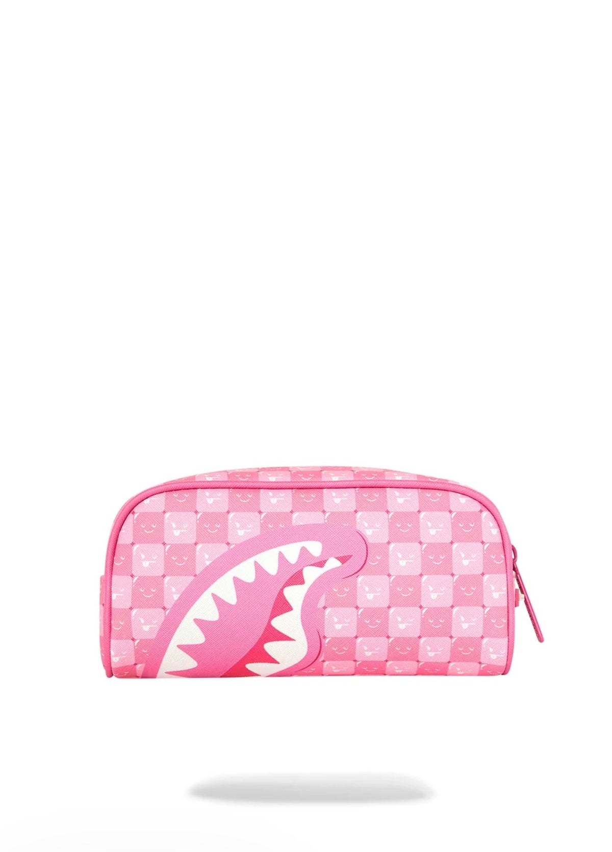 SPRAYGROUND PINK NEW CHECK FACES POUCH