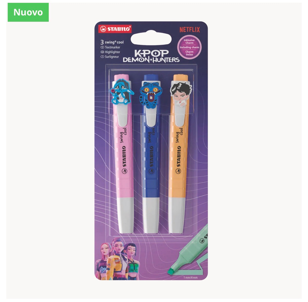 STABILO swing cool KPop Demon Hunters
Blister da 3 colorazioni