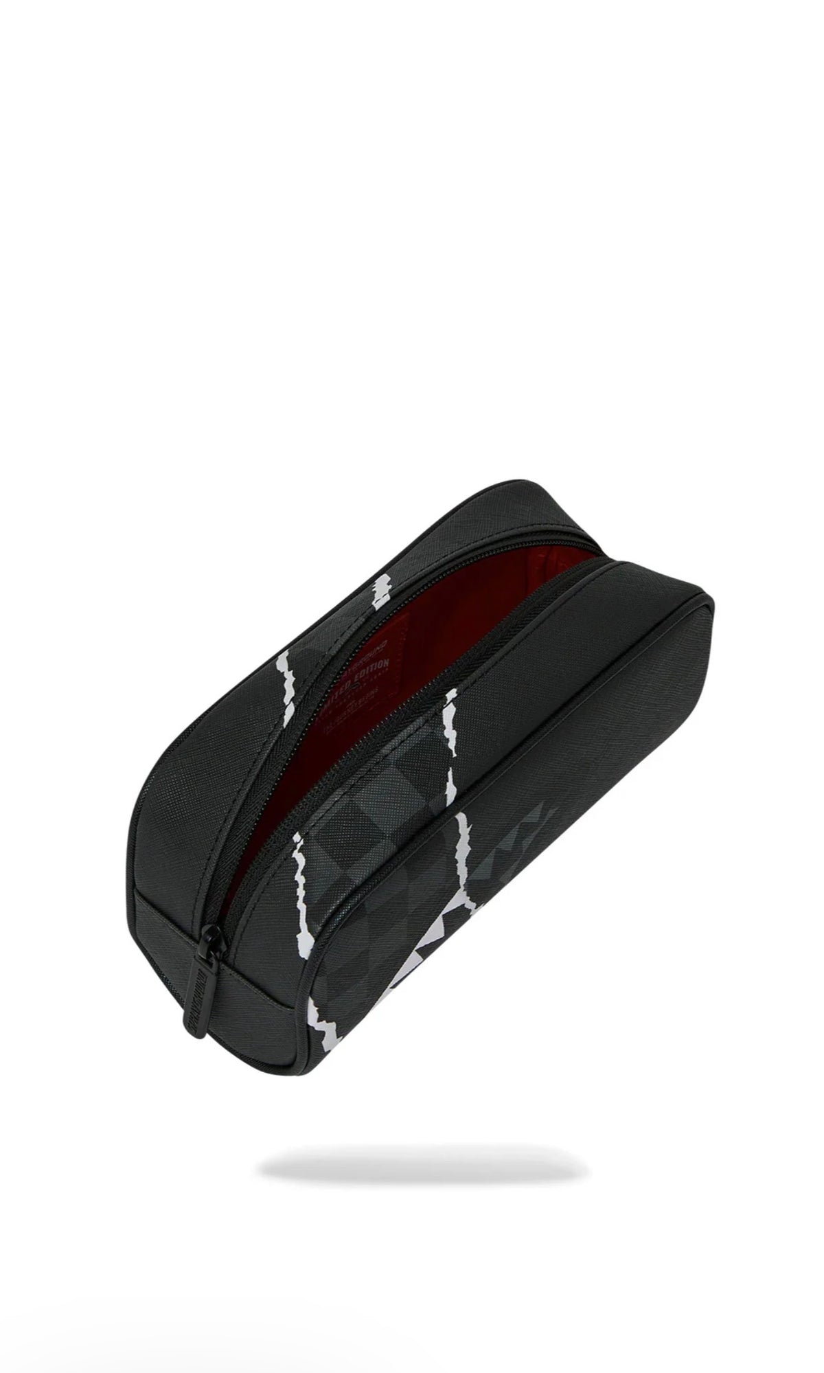 SPRAYGROUND CENTER RIP REVEALING GRAY CHECK POUCH