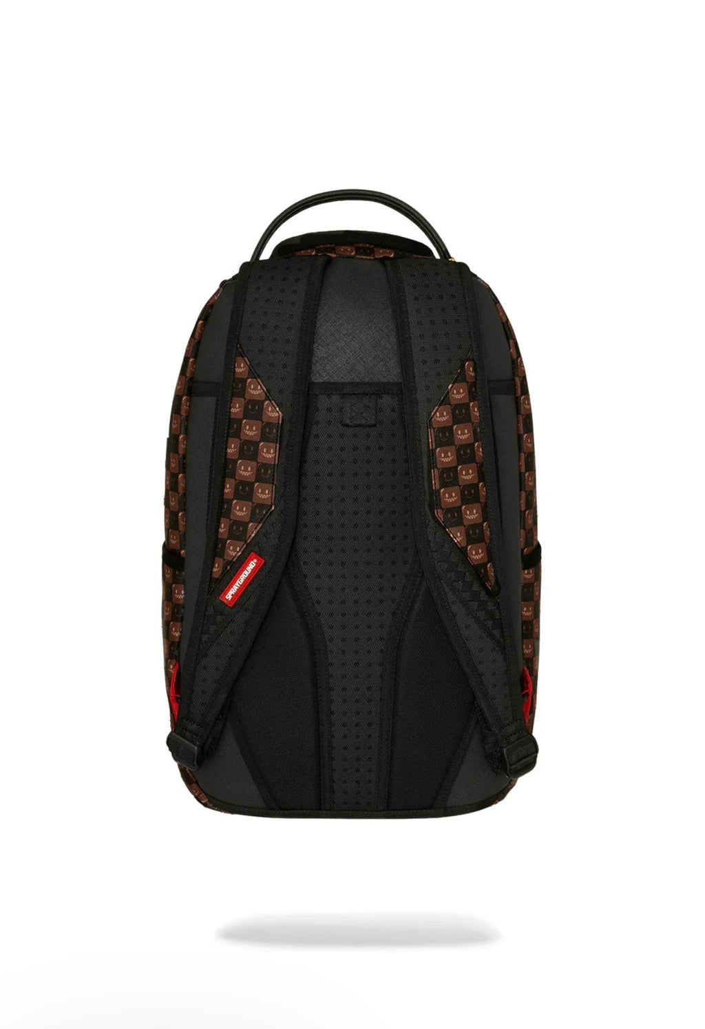 SPRAYGROUND SHARKS IN PARIS WTF BUBBLE BROWN CHECK BACKPACK