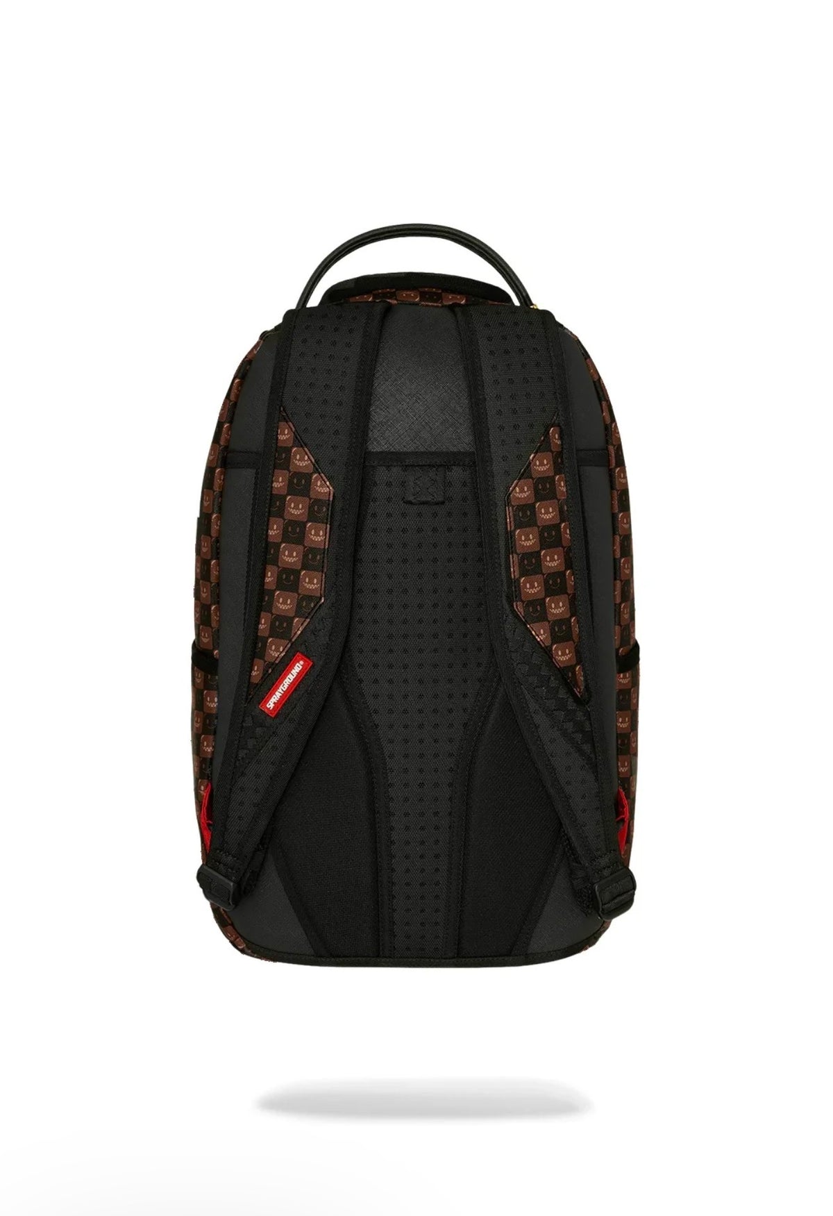 SPRAYGROUND SHARKS IN PARIS WTF BUBBLE BROWN CHECK BACKPACK