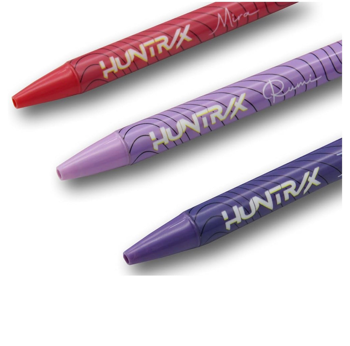 K-Pop Demon Hunters - Set di 3 penne gel cancellabili con licenza ufficiale Anime K Pop, penne a inchiostro cancellabili retrattili per scuola, studio, ufficio, accessori da scrivania, regalo per fan