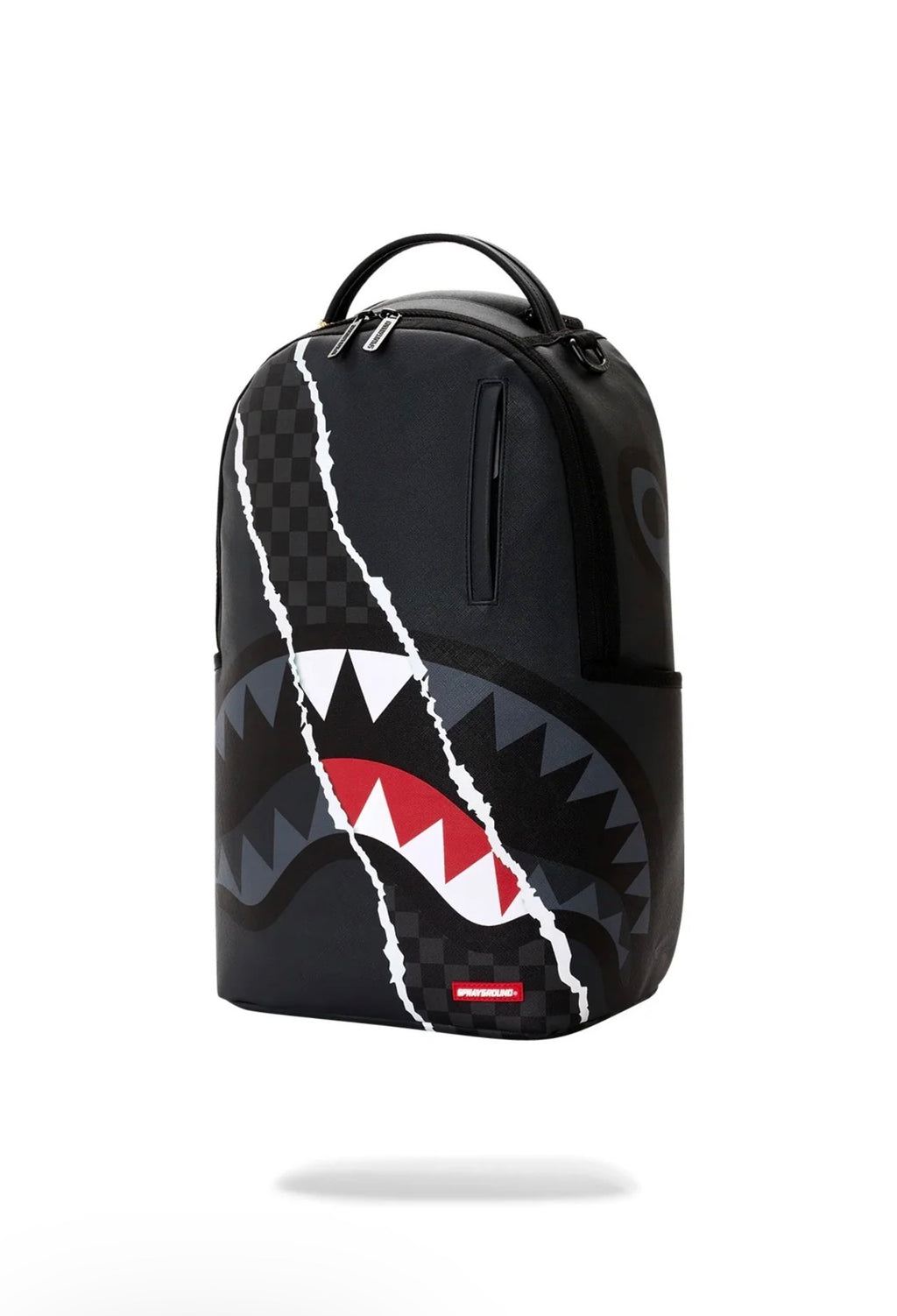 SPRAYGROUND CENTER RIP REVEALING GRAY CHECK BACKPACK