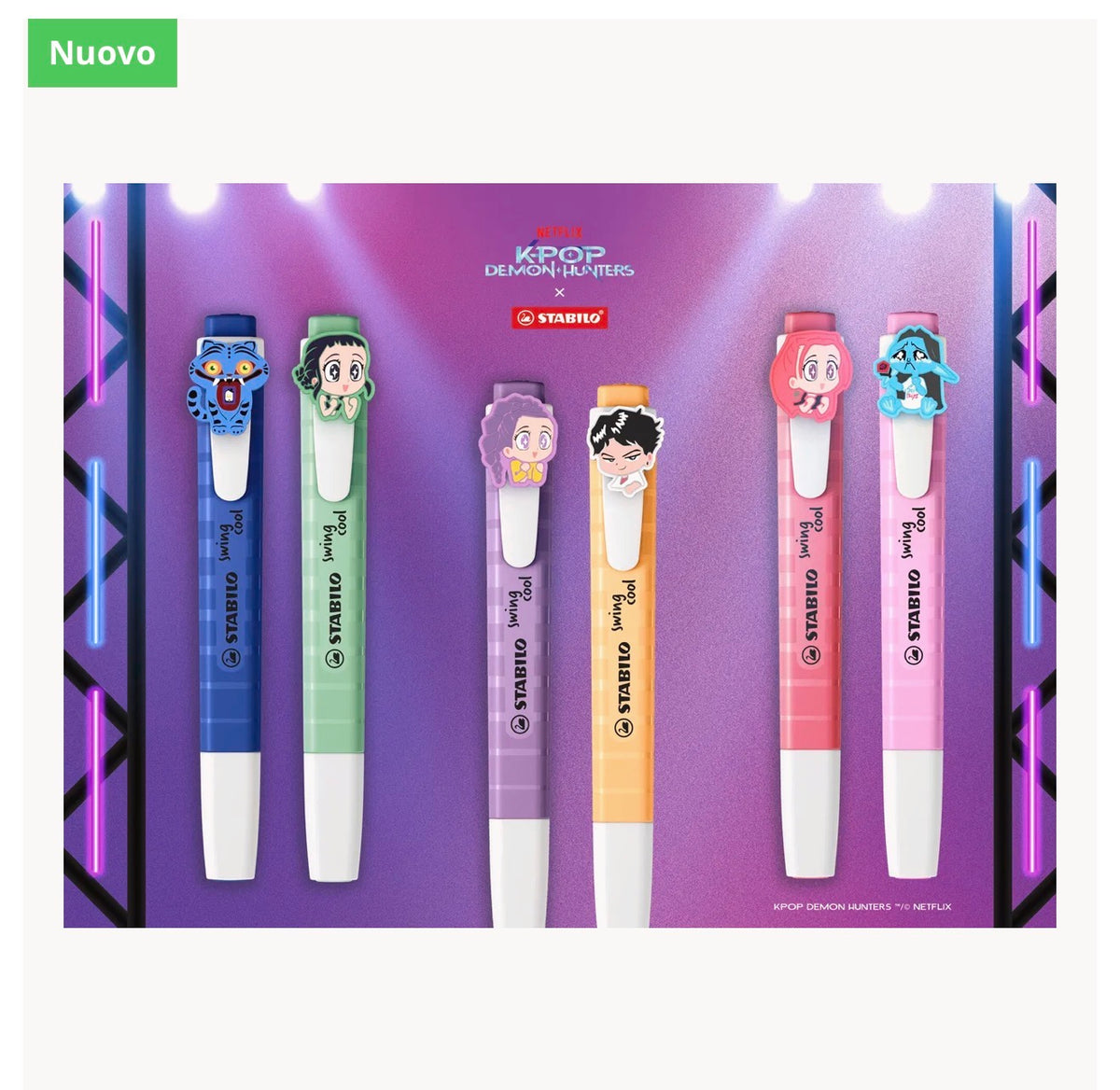 STABILO swing cool KPop Demon Hunters
Blister da 3 colorazioni