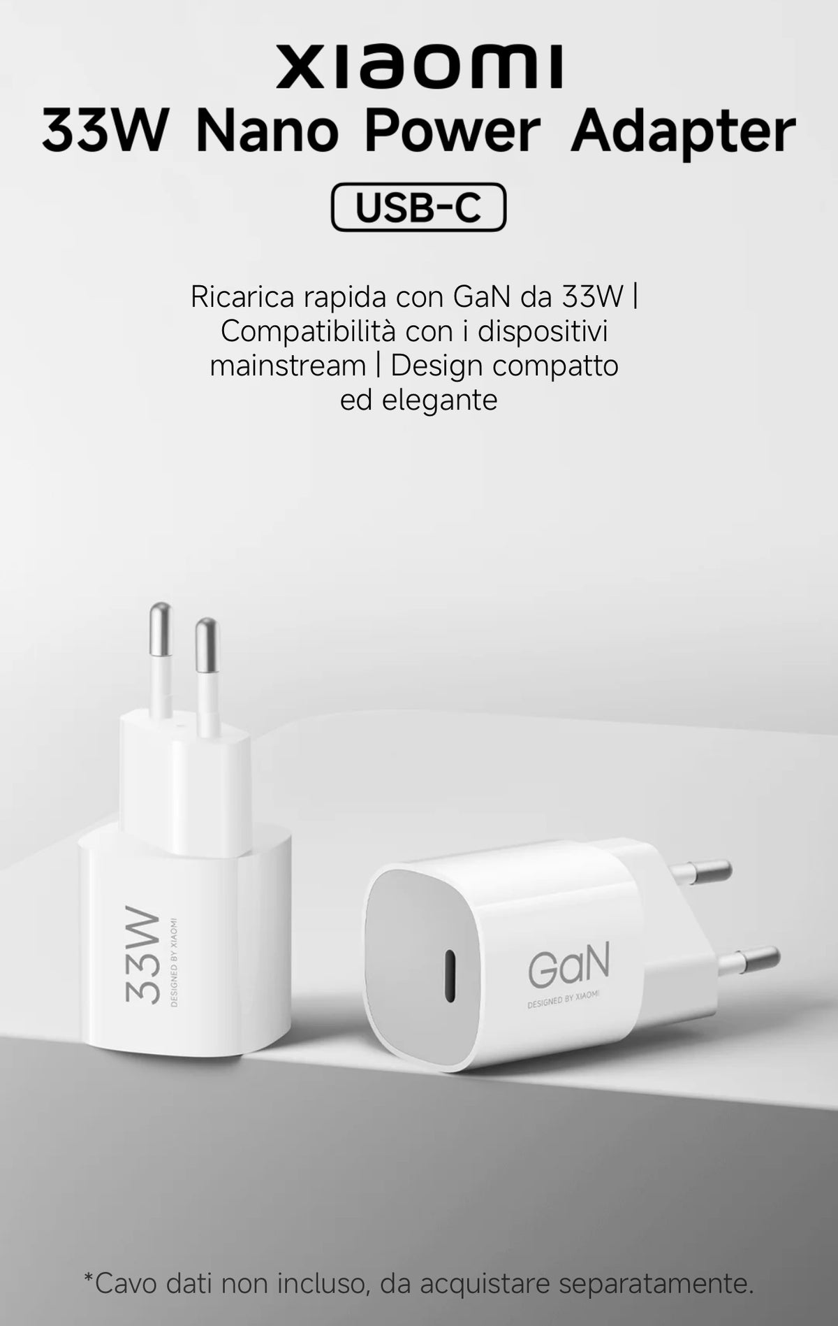 Xiaomi 33W Nano Power Adapter USB