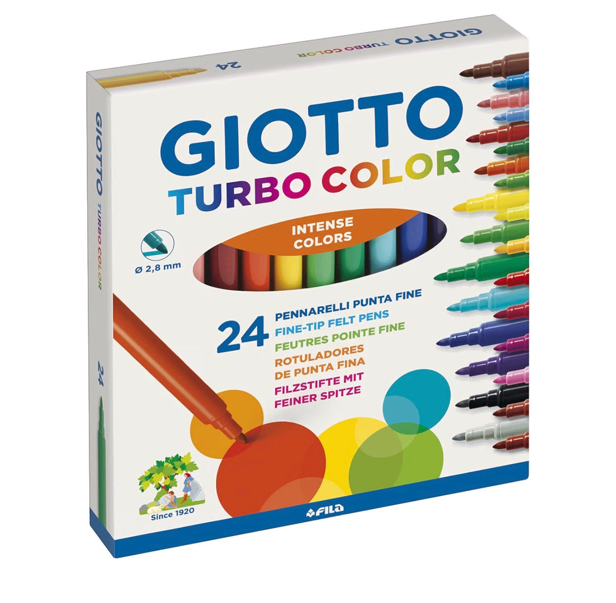 Giotto Turbocolor 24 Pennarelli