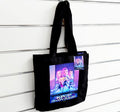 K-POP DEMON HUNTERS (KEY ART) BLACK TOTE BAG – Riutilizzabile Eco-Friendly