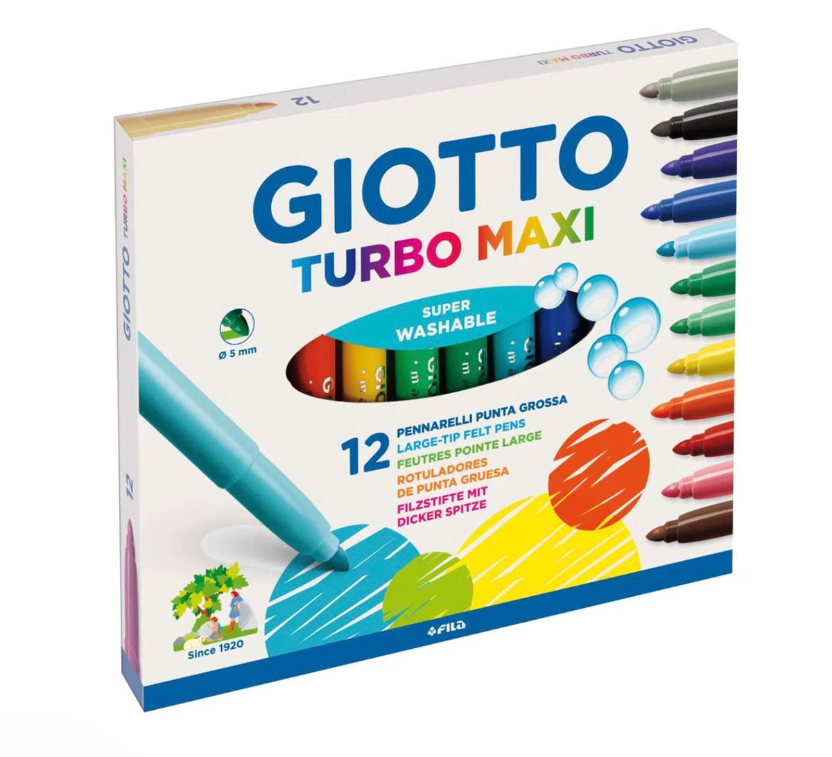 Giotto Turbomaxi 12 Pennarelli