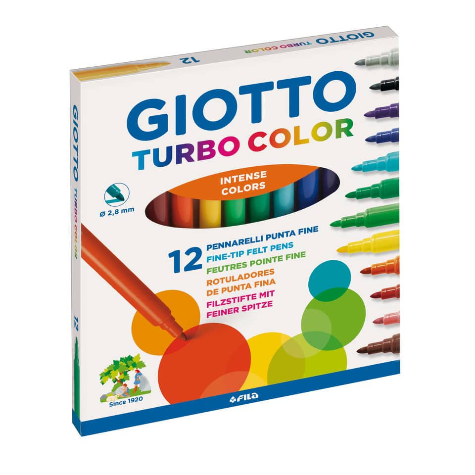 Giotto Turbocolor 12 Pennarelli