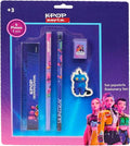 Safta K-POP Demon Hunters - STATIONERY - Set di scrittura, astuccio regalo e metallo, per bambini, comodo e versatile, resistenza, 22 x 26,5 cm
